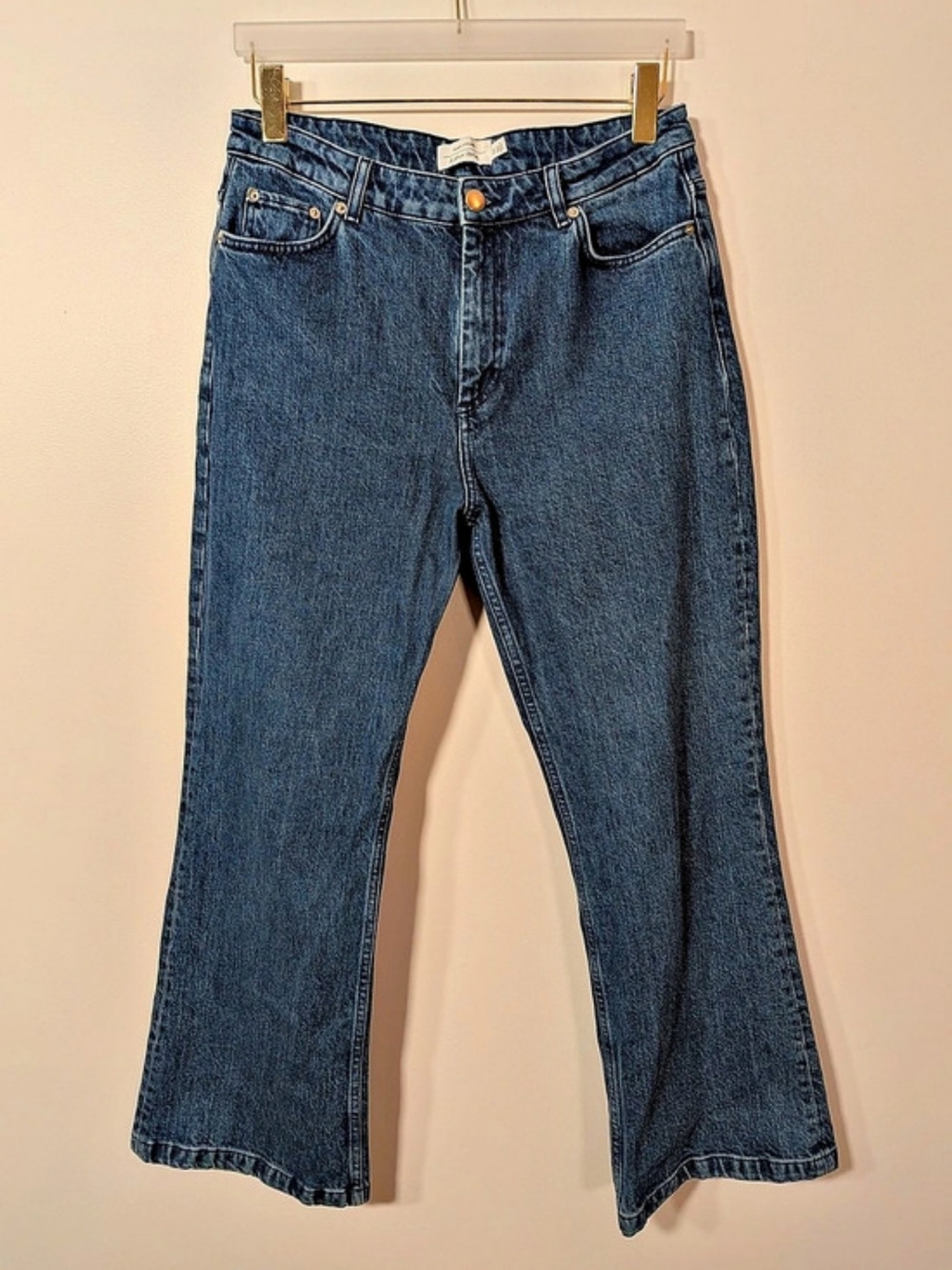 & Other Stories Paris Atelier Kick Flare Jeans Blue Size 31
